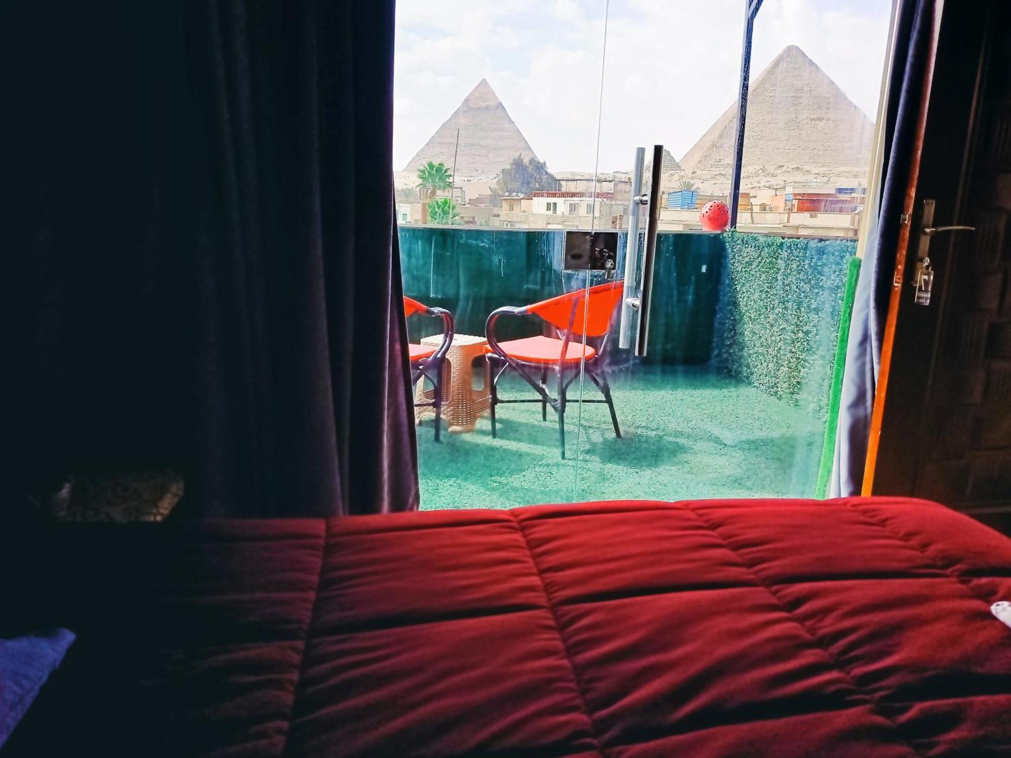 Magic Golden Pyramids View Otel Kafret el-Gabal Dış mekan fotoğraf