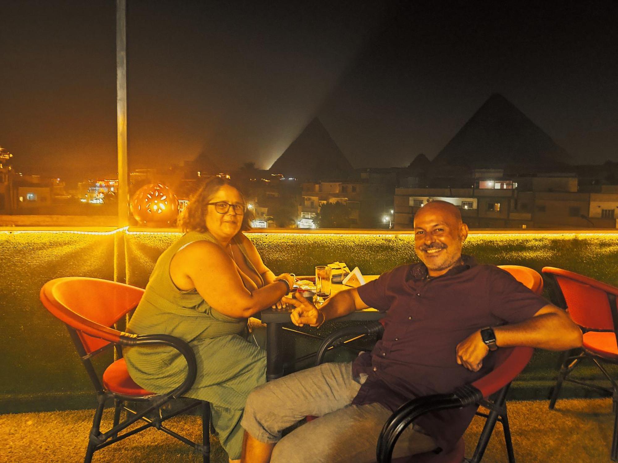Magic Golden Pyramids View Otel Kafret el-Gabal Dış mekan fotoğraf